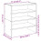 VidaXL (white, 2 pcs) vidaXL Shoe Racks Stackable Shoe Cabinet Shoe Storage Shelf Hallway Cupboard 4