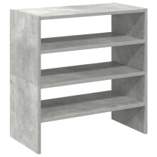 (concrete grey, 2 pcs) vidaXL Shoe Racks Stackable Shoe Cabinet Shoe Storage Shelf Hallway Cupboard