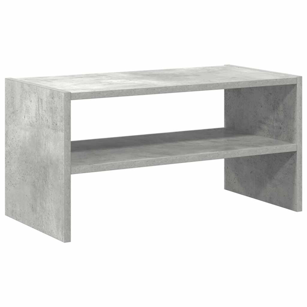 Vidaxl (Concrete 1 Pcs) Shoe Racks Stackable Shoe Cabinet Shoe Storage Shelf Hallway Cupboard Grey