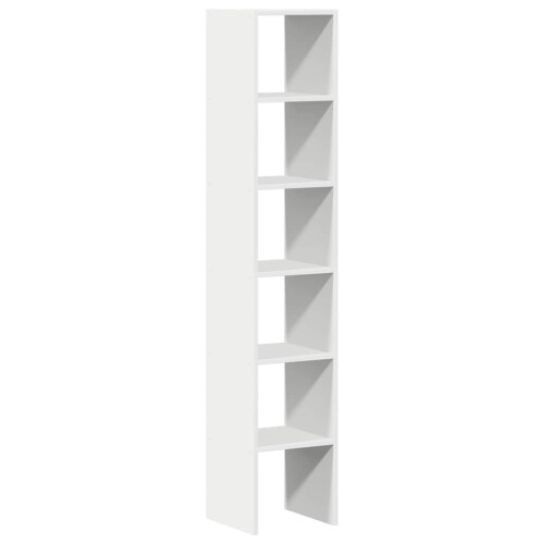 VidaXL (white, 2 pcs) vidaXL Bookcases Stackable Bookshelf Storage Shelf Book Stand Engineered Wood 1