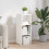 VidaXL (white, 1 pcs) vidaXL Bookcases Stackable Bookshelf Storage Shelf Book Stand Engineered Wood 3