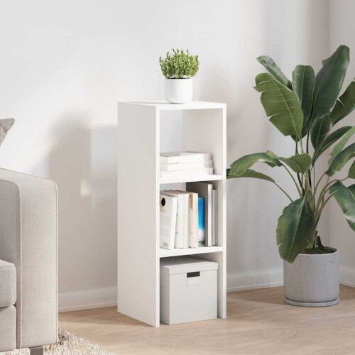 VidaXL (white, 1 pcs) vidaXL Bookcases Stackable Bookshelf Storage Shelf Book Stand Engineered Wood 2