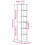 VidaXL (white, 2 pcs) vidaXL Bookcases Stackable Bookshelf Storage Shelf Book Stand Engineered Wood 4