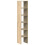 VidaXL (sonoma oak, 2 pcs) vidaXL Bookcases Stackable Bookshelf Storage Shelf Book Stand Engineered Wood 1