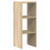 VidaXL (sonoma oak, 1 pcs) vidaXL Bookcases Stackable Bookshelf Storage Shelf Book Stand Engineered Wood 6