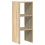 VidaXL (sonoma oak, 1 pcs) vidaXL Bookcases Stackable Bookshelf Storage Shelf Book Stand Engineered Wood 1