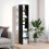 VidaXL (black, 2 pcs) vidaXL Bookcases Stackable Bookshelf Storage Shelf Book Stand Engineered Wood 3