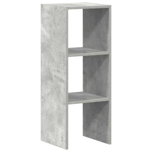 VidaXL (concrete grey, 1 pcs) vidaXL Bookcases Stackable Bookshelf Storage Shelf Book Stand Engineered Wood