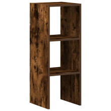 (smoked oak, 1 pcs) vidaXL Bookcases Stackable Bookshelf Storage Shelf Book Stand Engineered Wood