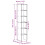 VidaXL (concrete grey, 2 pcs) vidaXL Bookcases Stackable Bookshelf Storage Shelf Book Stand Engineered Wood 4