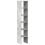 VidaXL (concrete grey, 2 pcs) vidaXL Bookcases Stackable Bookshelf Storage Shelf Book Stand Engineered Wood 1