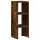 VidaXL (smoked oak, 1 pcs) vidaXL Bookcases Stackable Bookshelf Storage Shelf Book Stand Engineered Wood 6
