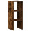 VidaXL (smoked oak, 1 pcs) vidaXL Bookcases Stackable Bookshelf Storage Shelf Book Stand Engineered Wood 2