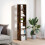 VidaXL (smoked oak, 2 pcs) vidaXL Bookcases Stackable Bookshelf Storage Shelf Book Stand Engineered Wood 3