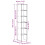 VidaXL (smoked oak, 2 pcs) vidaXL Bookcases Stackable Bookshelf Storage Shelf Book Stand Engineered Wood 10