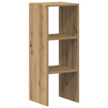 (artisan oak, 1 pcs) vidaXL Bookcases Stackable Bookshelf Storage Shelf Book Stand Engineered Wood