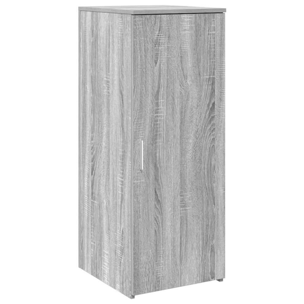Vidaxl (Grey Sonoma, 40 X 45 X 103.5 Cm) Storage Cabinet Highboard Sideboard Cupboard Buffet Engineered Wood