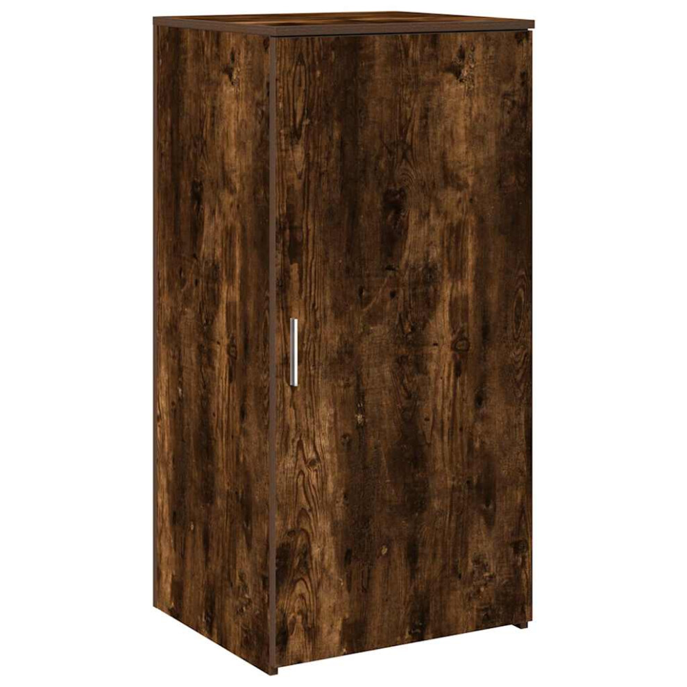 Vidaxl (Smoked Oak, 50 X 45 X 103.5 Cm) Storage Cabinet Highboard Sideboard Cupboard Buffet Engineered Wood