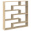 VidaXL (sonoma oak) vidaXL Wall Cube Shelf Floating Storage Shelf 7 Compartments Engineered Wood 1