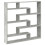 VidaXL (concrete grey) vidaXL Wall Cube Shelf Floating Storage Shelf 7 Compartments Engineered Wood 6