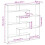 VidaXL (smoked oak) vidaXL Wall Cube Shelf Floating Storage Shelf 7 Compartments Engineered Wood 4
