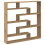VidaXL (artisan oak) vidaXL Wall Cube Shelf Floating Storage Shelf 7 Compartments Engineered Wood 6