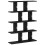 VidaXL (black) vidaXL Wall Cube Shelf 12 Compartments Storage Floating Shelf Engineered Wood 6