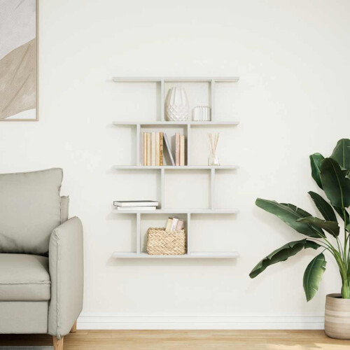 VidaXL (white) vidaXL Wall Cube Shelf 12 Compartments Storage Floating Shelf Engineered Wood 2