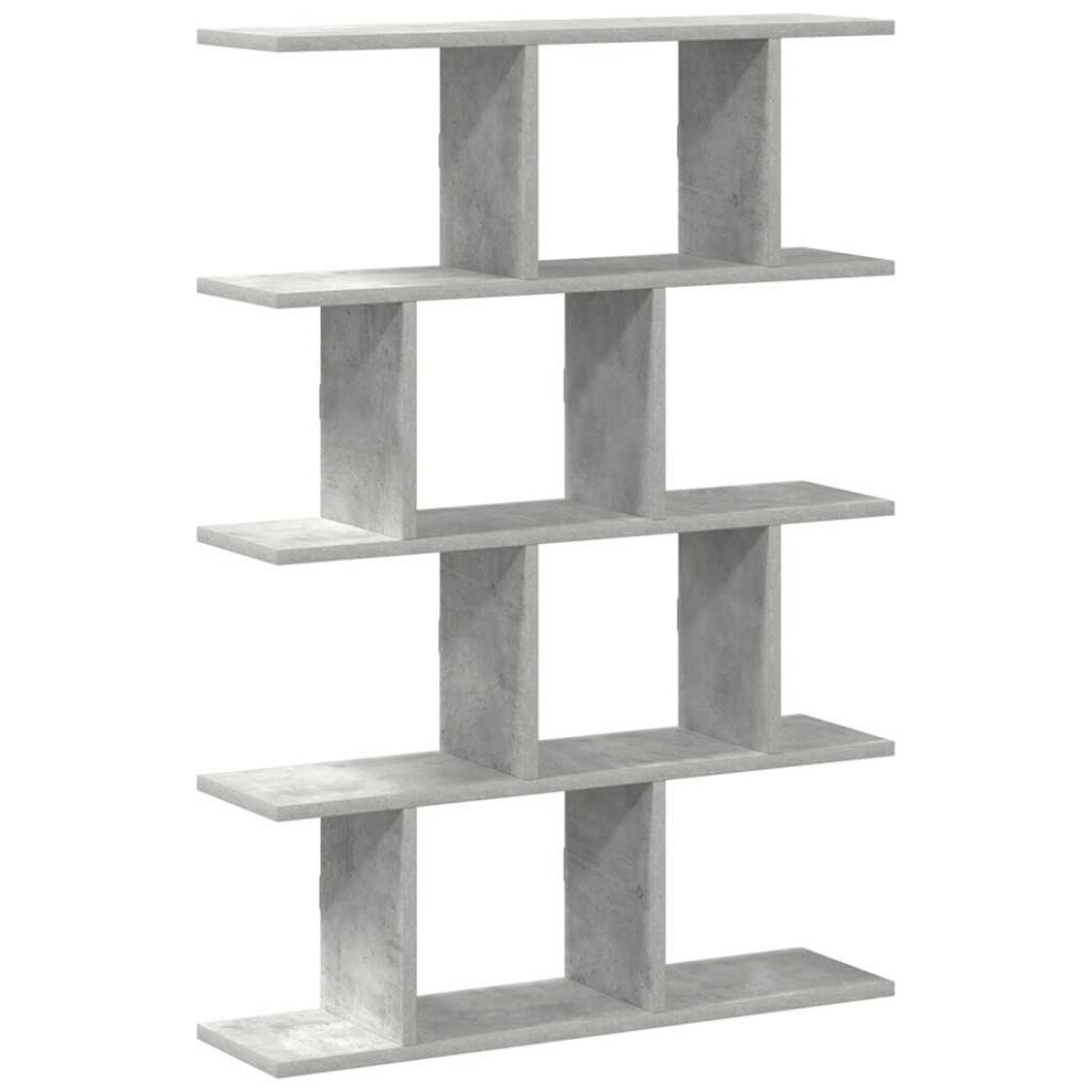 (concrete grey) vidaXL Wall Cube Shelf 12 Compartments Storage Floating Shelf Engineered Wood