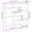 VidaXL (artisan oak) vidaXL Wall Cube Shelf Floating Storage Shelf 7 Compartments Engineered Wood 10