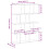 VidaXL (black) vidaXL Wall Cube Shelf 12 Compartments Storage Floating Shelf Engineered Wood 4
