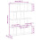 VidaXL (concrete grey) vidaXL Wall Cube Shelf 12 Compartments Storage Floating Shelf Engineered Wood 4