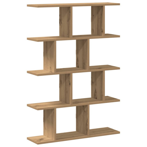 VidaXL (artisan oak) vidaXL Wall Cube Shelf 12 Compartments Storage Floating Shelf Engineered Wood 1