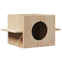 (cloud grey) vidaXL Cat House Kitten Tower Cat Furniture Cat Play Center Solid Wood Pine