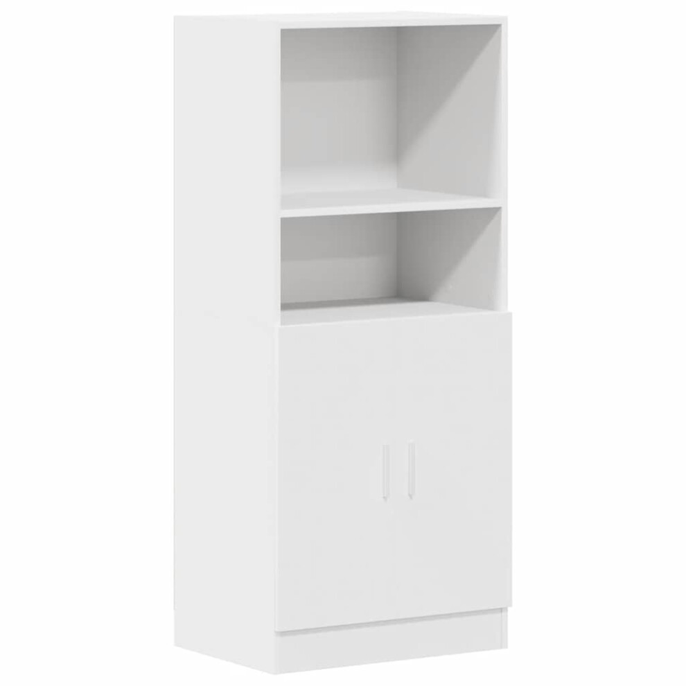 (white) vidaXL Kitchen Cabinet Freestanding Storage Cabinet Cupboard Engineered Wood