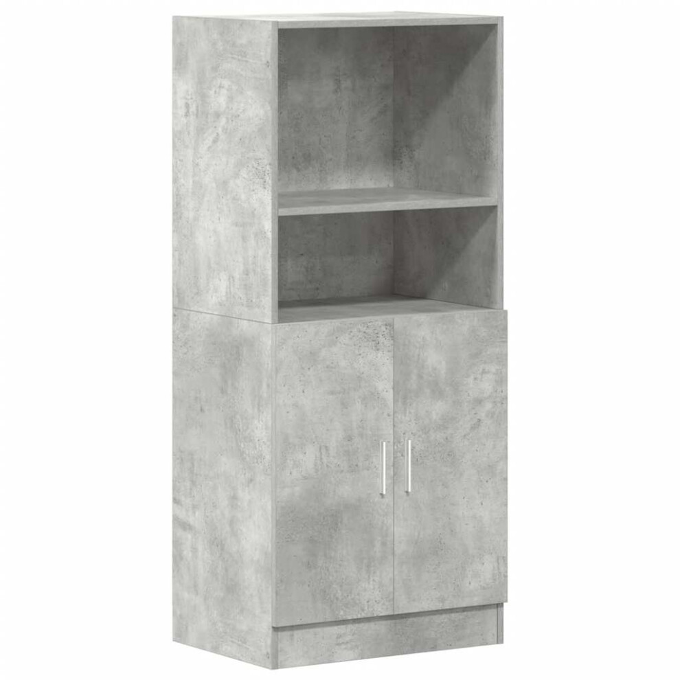 (concrete grey) vidaXL Kitchen Cabinet Freestanding Storage Cabinet Cupboard Engineered Wood