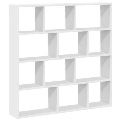 VidaXL (white) vidaXL Wall Cube Shelf Floating Storage Shelf 12 Compartments Engineered Wood 1