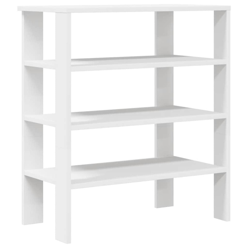 (white, 70 cm) vidaXL Shoe Rack Old Wood 61x32x105 cm Engineered Wood shoe storage shoe shelf