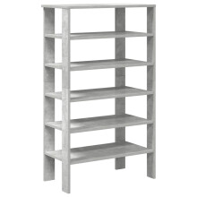 (concrete grey, 105 cm) vidaXL Shoe Rack Old Wood 61x32x105 cm Engineered Wood shoe storage shoe shelf