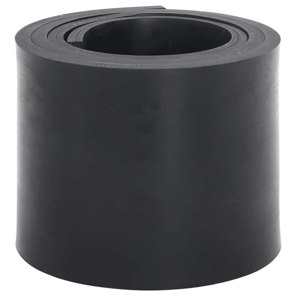 (150 x 15 x 1 cm) vidaXL Rubber Edge for Snow Plow Replacement Snow Plow Cutting Edge Black