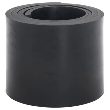 (180 x 15 x 1 cm) vidaXL Rubber Edge for Snow Plow Replacement Snow Plow Cutting Edge Black