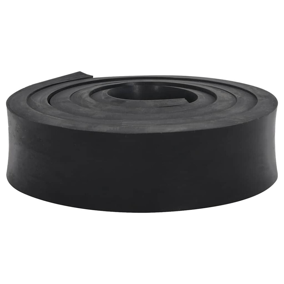 (250 x 8 x 2 cm) vidaXL Rubber Edge for Snow Plow Replacement Snow Plow Cutting Edge Black