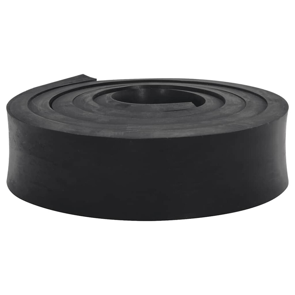 (300 x 8 x 2 cm) vidaXL Rubber Edge for Snow Plow Replacement Snow Plow Cutting Edge Black