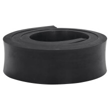 (180 x 10 x 2 cm) vidaXL Rubber Edge for Snow Plow Replacement Snow Plow Cutting Edge Black