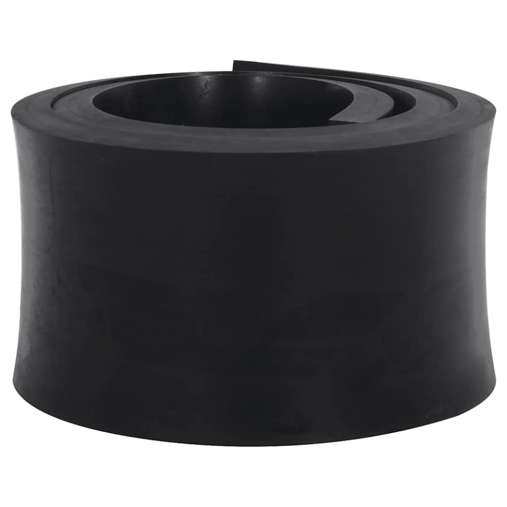 (150 x 15 x 2 cm) vidaXL Rubber Edge for Snow Plow Replacement Snow Plow Cutting Edge Black