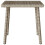 VidaXL (light grey, 40 x 40 x 37 cm) vidaXL Garden Coffee Table Rectangular Light Grey 40x40x37 cm Poly Rattan 5