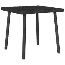 (black, 40 x 40 x 37 cm) vidaXL Garden Coffee Table Rectangular Light Grey 40x40x37 cm Poly Rattan