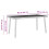 VidaXL (grey, 80 x 40 x 37 cm) vidaXL Garden Coffee Table Rectangular Light Grey 40x40x37 cm Poly Rattan 4