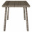 VidaXL (grey, 80 x 40 x 37 cm) vidaXL Garden Coffee Table Rectangular Light Grey 40x40x37 cm Poly Rattan 5