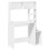 VidaXL (white) vidaXL Desk with Shelves Writing Compter Table Study Desk Engineered Wood 2